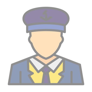 officer icon vector illustration