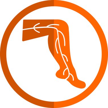 Bacak. Web simgesi basit illüstrasyon