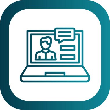 vektör dizüstü simgesi illüstrasyonu