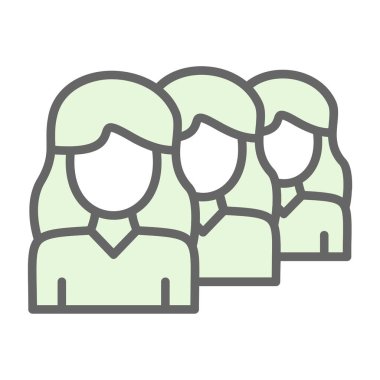 grup insan vektör illüstrasyon tasarımı avirarları