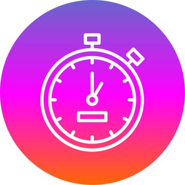 Kronometre simgesi çizimi 