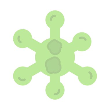 Virüs ikonu vektör illüstrasyonu