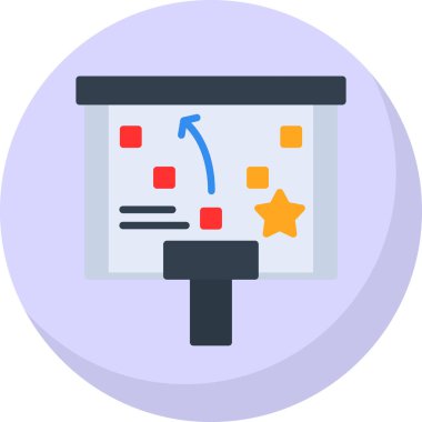 Sunuyu web simgesi, vektör çizim 