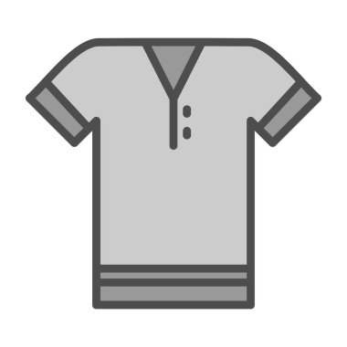 t-shirt simgesi, vektör illüstrasyonu basit tasarım