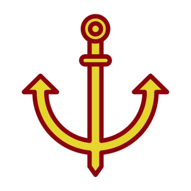 çapa işareti simgesi, vektör çizim            