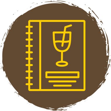 menü düz simgesi, vektör illüstrasyonu