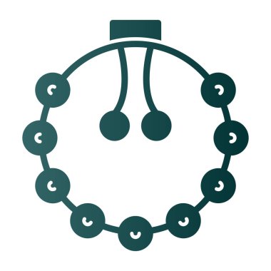 zincir linkleri yuvarlanmış vektör simgesi