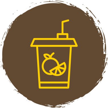 Bir kahve fincanının vektör çizimi