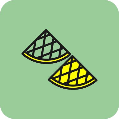 Şeker simgesi, vektör illüstrasyonu