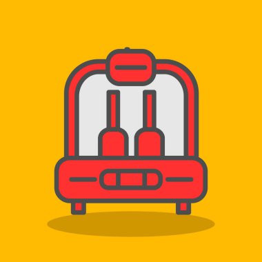 Seyahat çantası simgesi olan bavul