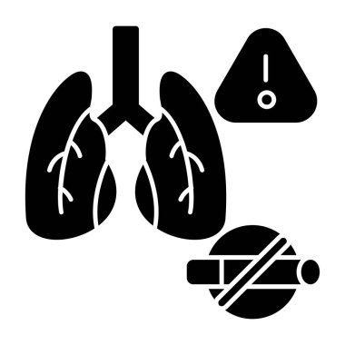 Sigara içmeyi bırak işaret vektörü çizimi tasarımı 