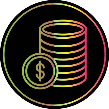 Para için. Web simgesi basit tasarım
