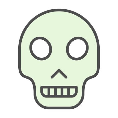 Cadılar Bayramı düz vektör simgesi