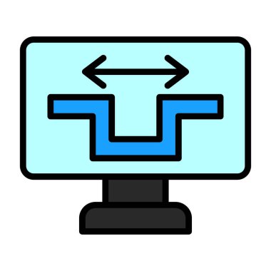 izleyici simgesi, vektör illüstrasyonu