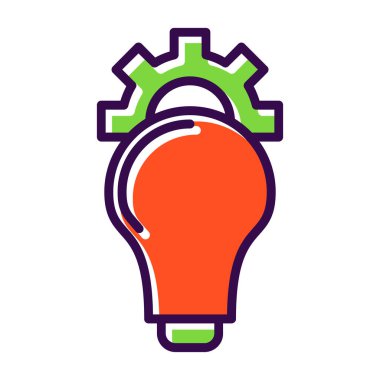 Vektör biçimi tasarımında dişli ampul