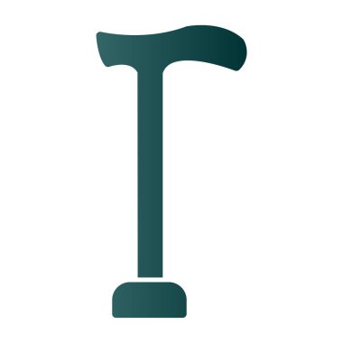 çekiç simgesi. Düz tasarım stili.