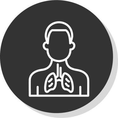 Doktor simgesi, basit illüstrasyon