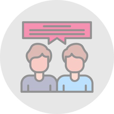 İnsan simgesinin vektör illüstrasyonu