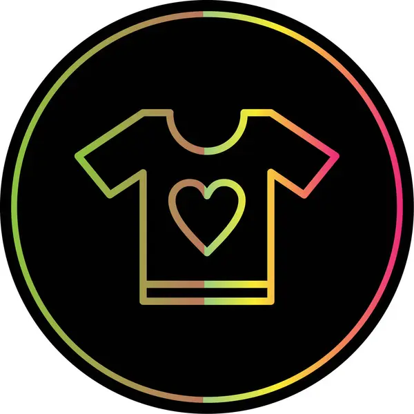 t-shirt simgesi, vektör illüstrasyonu basit tasarım