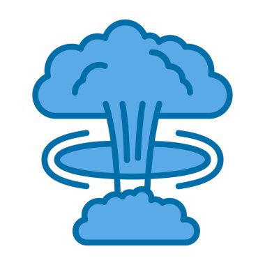 Yağmur ikonu olan bulutlar. Yağmur simgesi renginde bulutlu gökyüzü düz izole edilmiş vektör.