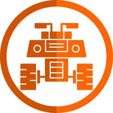 robot ikon vektör illüstrasyonu