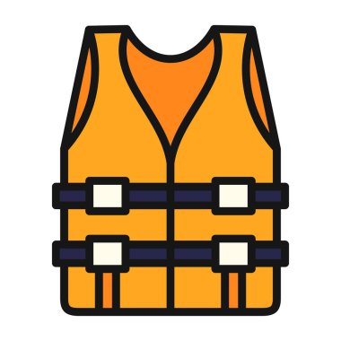 yelek simgesi, vektör biçimi