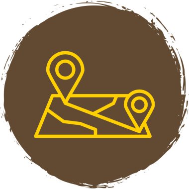 harita pin konumu simgesi düz biçimli