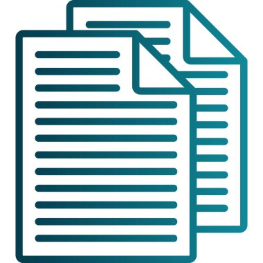 belge simgesi vektör illüstrasyonu 