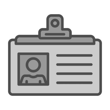 Kart simgesi, ana hatlı vektör çizimi, doğrusal düz tasarım, ağ ve mobil şeffaf