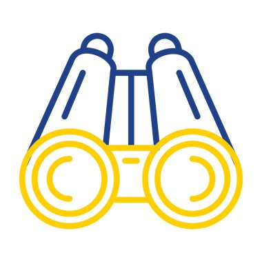 Dürbün vektör çizimi basit tasarım