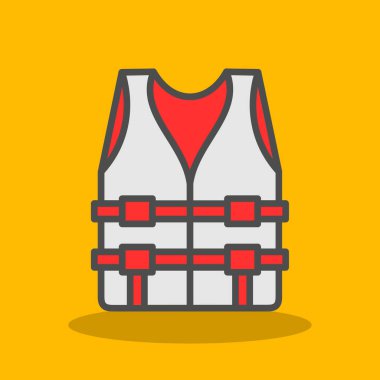 yelek simgesi, vektör biçimi
