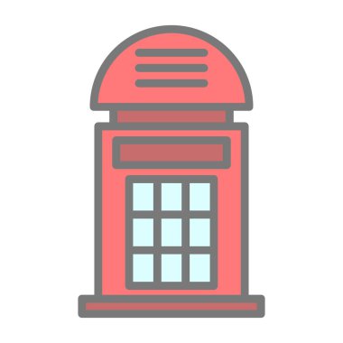 izole ev binası ikon vektör tasarımı