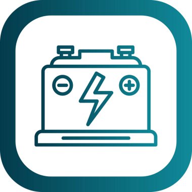 Pil. Web simgesi basit tasarım                       