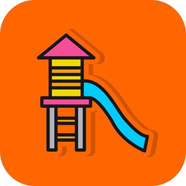 Şirin bir oyuncak simgesinin vektör çizimi