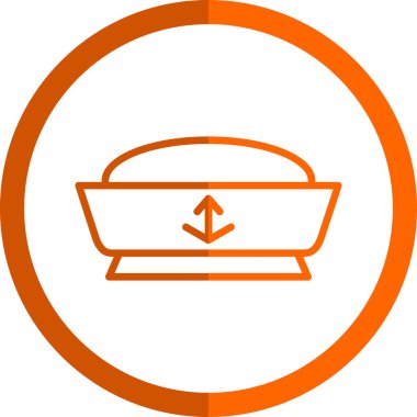 Sailor hat. web icon simple illustration
