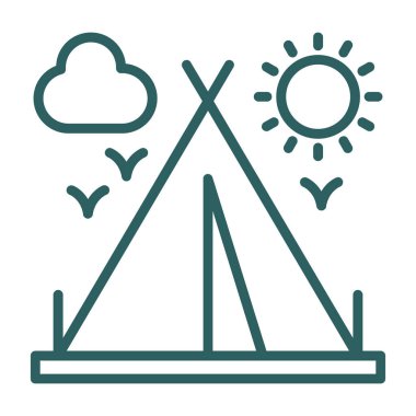 hava simgesi vektör illüstrasyonu