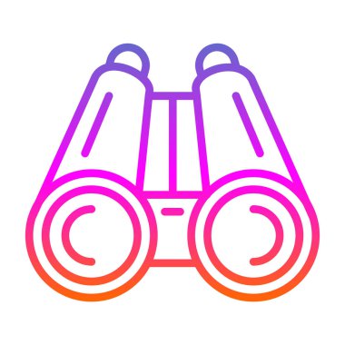 Dürbün vektör çizimi basit tasarım