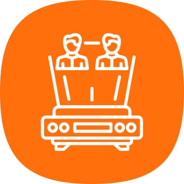 Bir b eksikliği simgesinin vektör çizimi