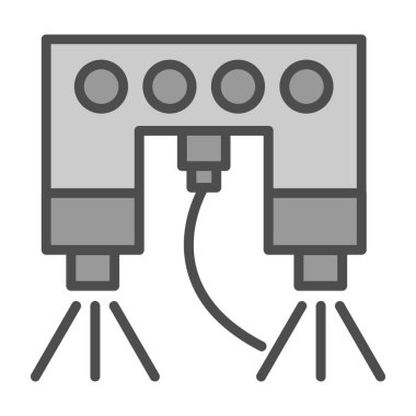 Hava filtresi simgesi dış hat biçiminde