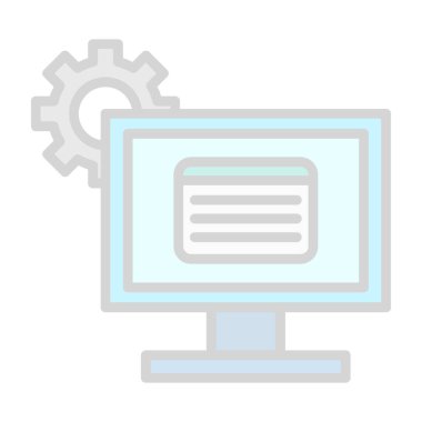 Simge vektör illüstrasyonu ayarlanıyor