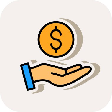 Dolar Simgesi Moda Biçiminde İzole Arkaplan