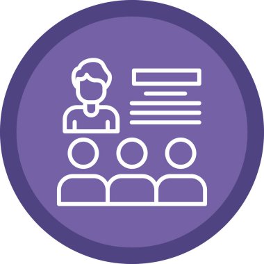 İnsan simgesinin vektör illüstrasyonu