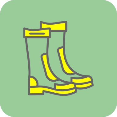 Welly bot simgesi, vektör illüstrasyon tasarımı