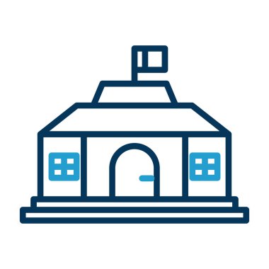 beyaz arka plan üzerinde ev vektör illüstrasyon.