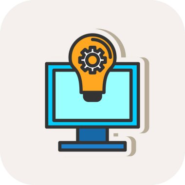 bilgisayar simgesi, vektör illüstrasyonu