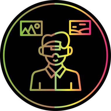 iş adamı simgesi vektör illüstrasyonu