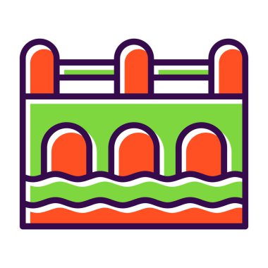 havuz vektörü simgesi modern ikon vektör illüstrasyonu