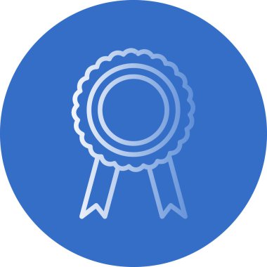 Madalya. Web simgesi basit illüstrasyon