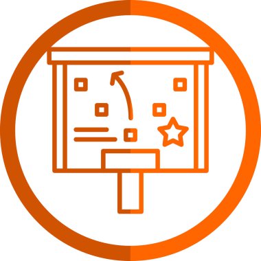 Sunuyu web simgesi, vektör çizim 