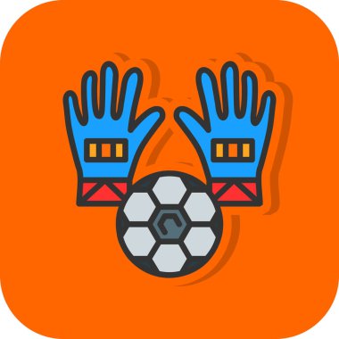 Futbol futbol vektör simgesi